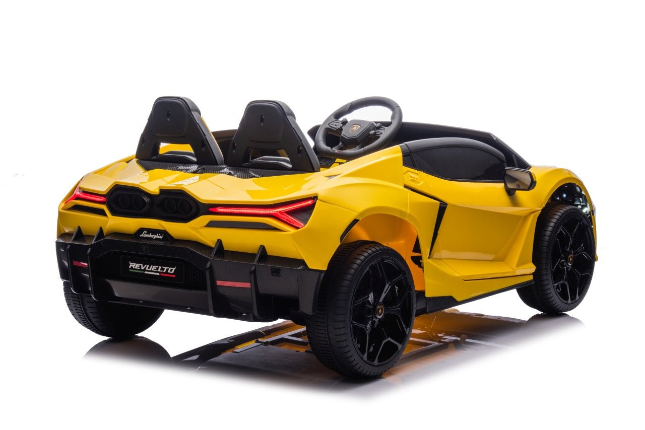 Pojazd Lamborghini Revuelto XL Żółty - www.zabawki - sensoryczne.pl