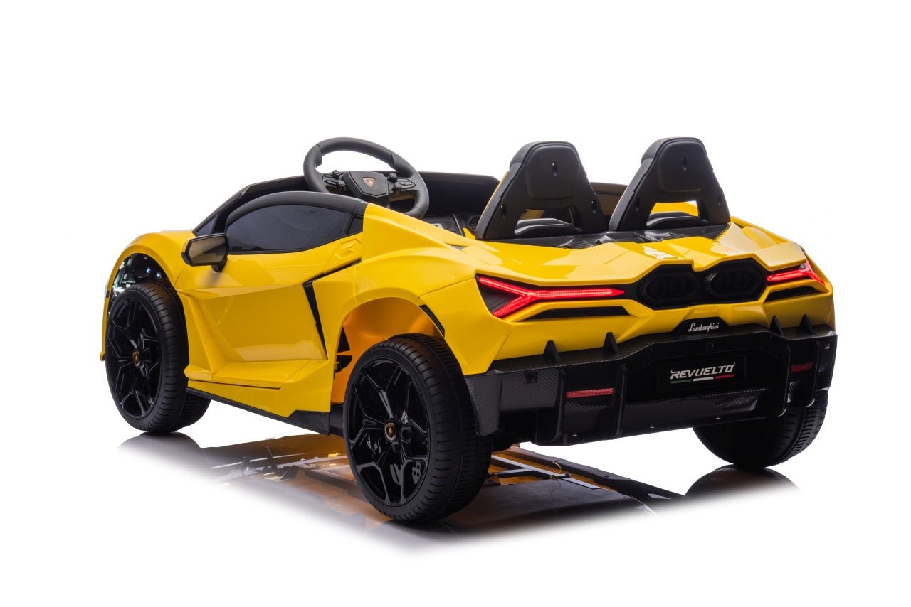 Pojazd Lamborghini Revuelto XL Żółty - www.zabawki - sensoryczne.pl