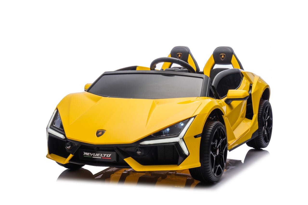 Pojazd Lamborghini Revuelto XL Żółty - www.zabawki - sensoryczne.pl