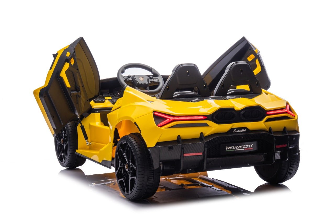Pojazd Lamborghini Revuelto XL Żółty - www.zabawki - sensoryczne.pl