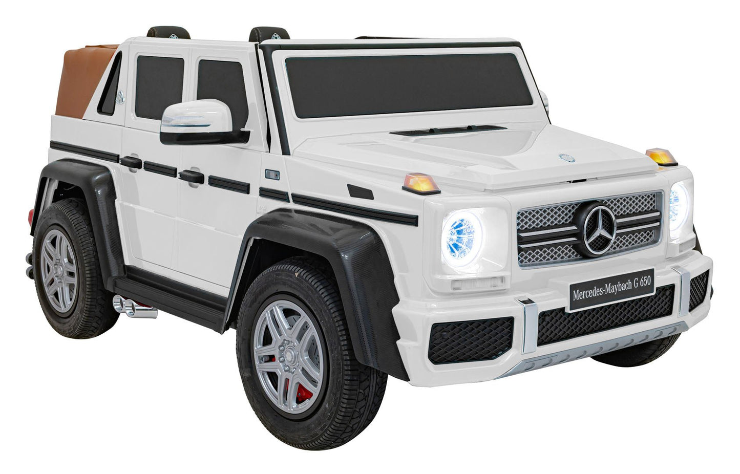 Pojazd Mercedes Benz MAYBACH G650 Biały - www.zabawki - sensoryczne.pl