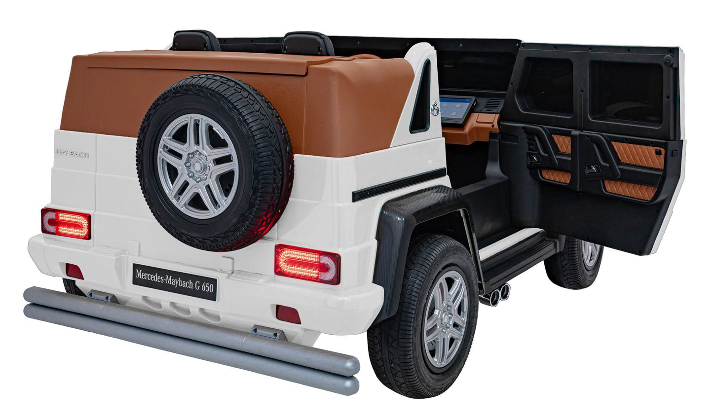 Pojazd Mercedes Benz MAYBACH G650 Biały - www.zabawki - sensoryczne.pl