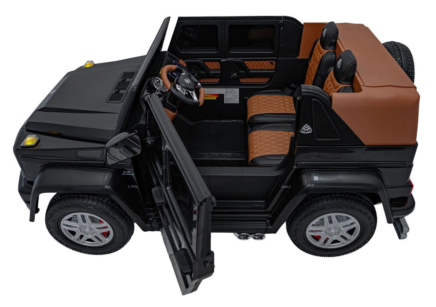 Pojazd Mercedes Benz MAYBACH G650 Czarny - www.zabawki - sensoryczne.pl
