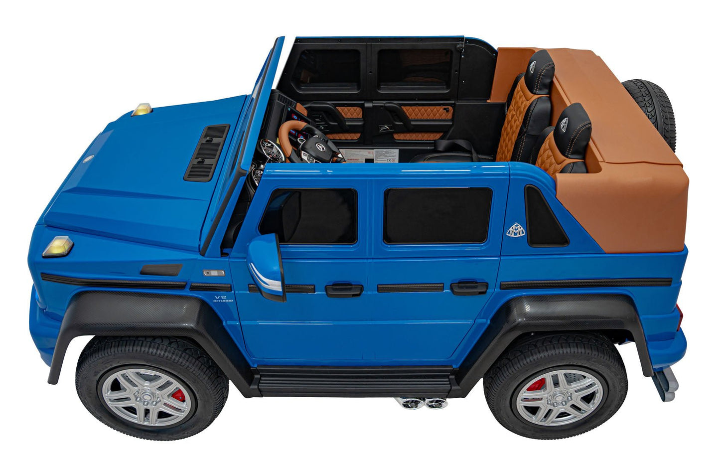 Pojazd Mercedes Benz MAYBACH G650 Niebieski - www.zabawki - sensoryczne.pl