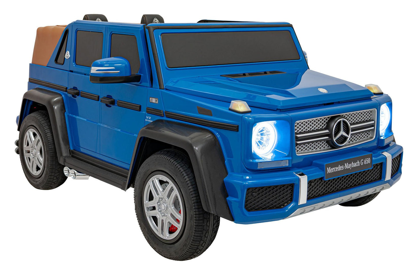 Pojazd Mercedes Benz MAYBACH G650 Niebieski - www.zabawki - sensoryczne.pl
