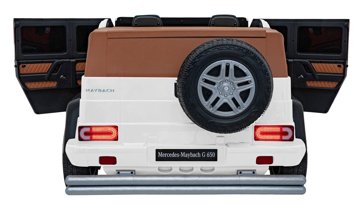 Pojazd Mercedes Benz MAYBACH G650 STRONG Biały - www.zabawki - sensoryczne.pl