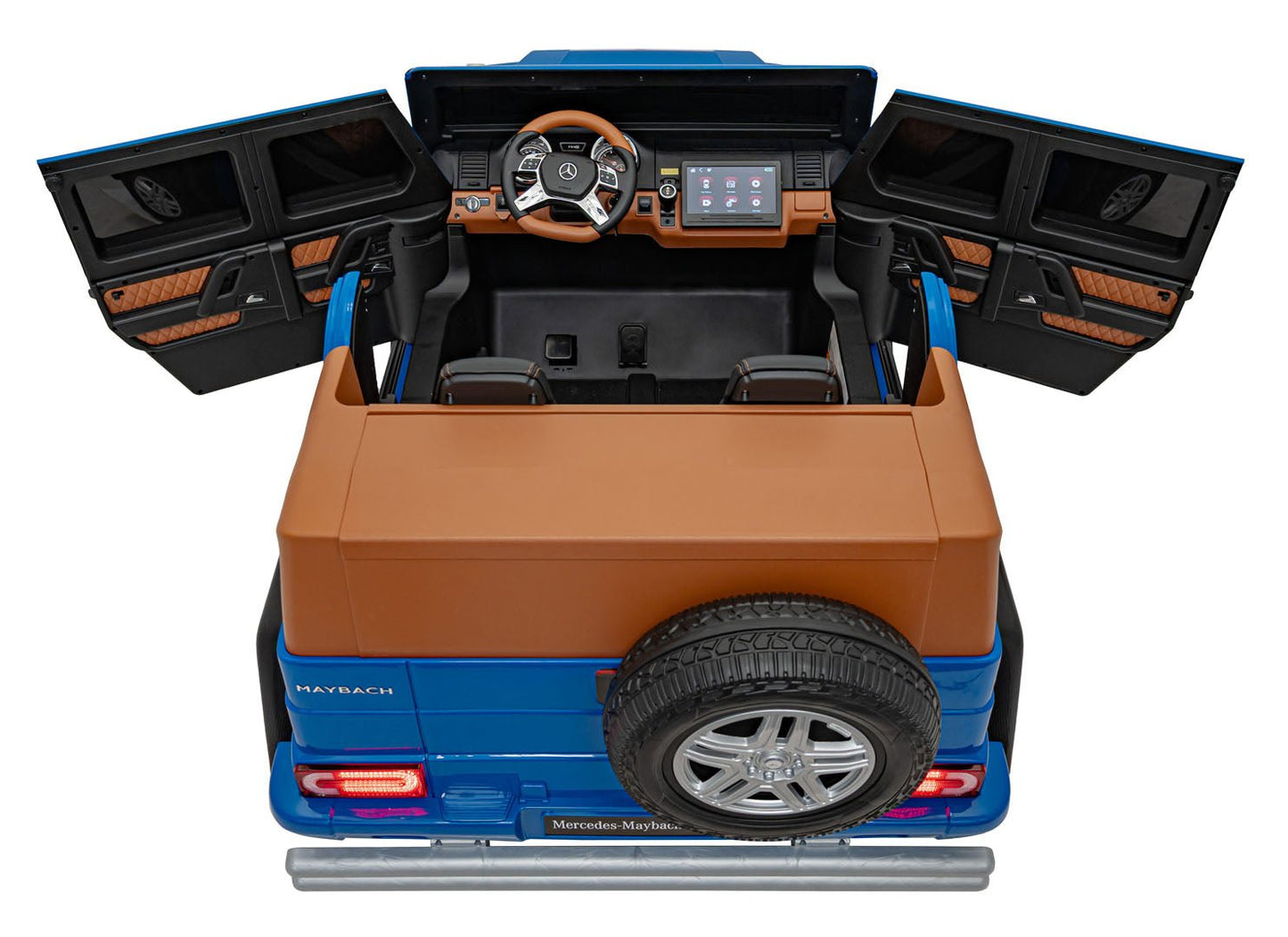 Pojazd Mercedes Benz MAYBACH G650 STRONG Niebieski - www.zabawki - sensoryczne.pl