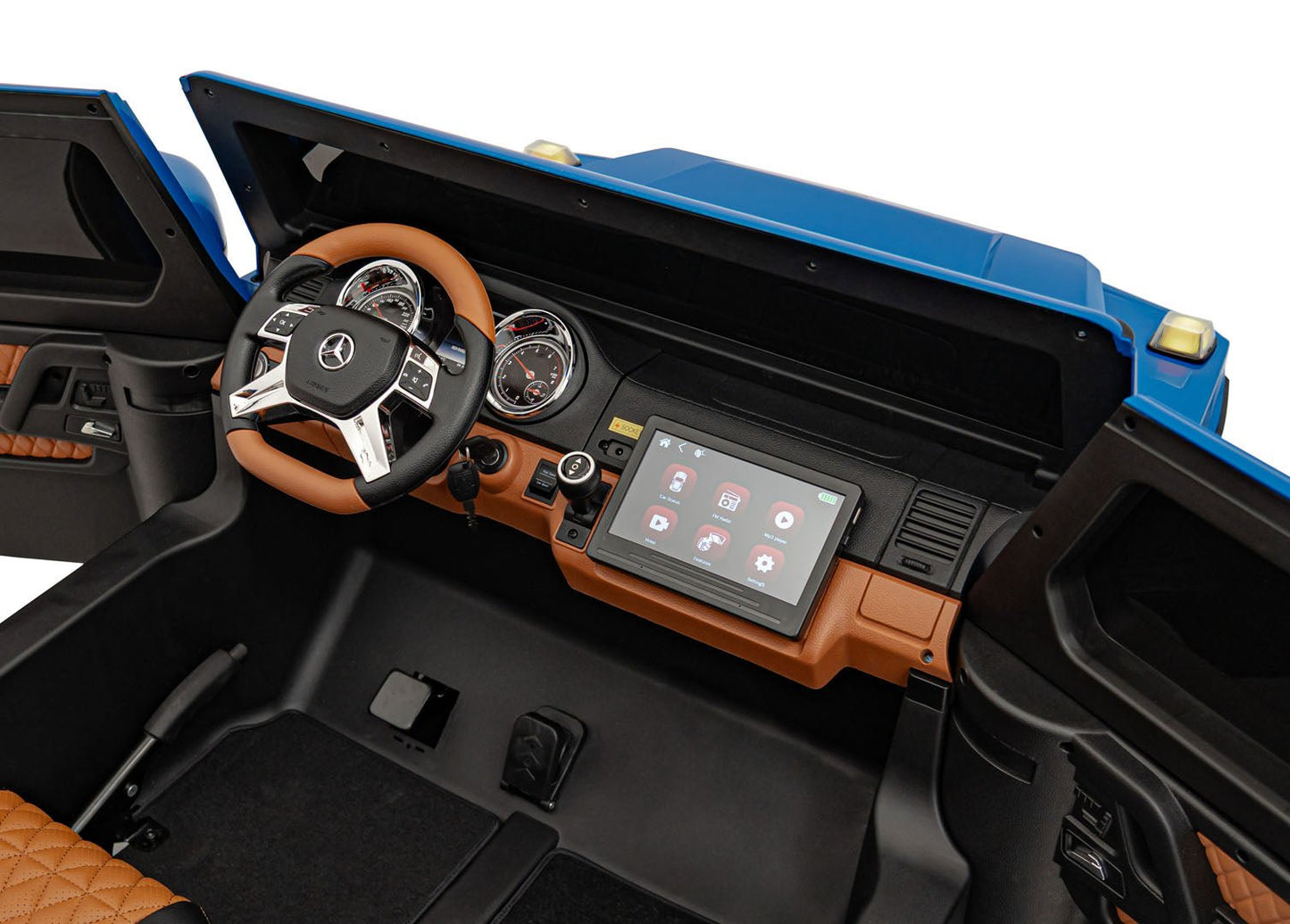 Pojazd Mercedes Benz MAYBACH G650 STRONG Niebieski - www.zabawki - sensoryczne.pl