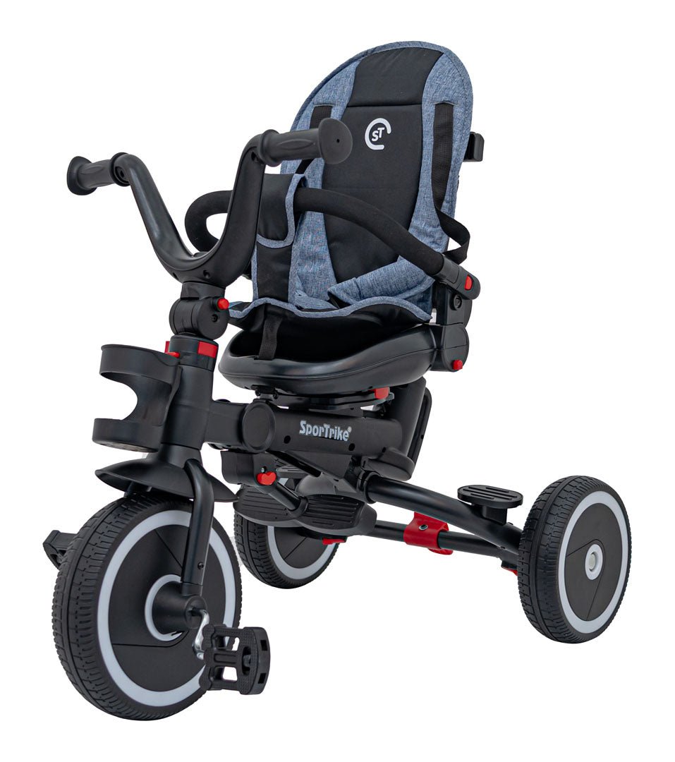 Rowerek Trzykołowy RIDER Niebieski SPORTRIKE - www.zabawki - sensoryczne.pl