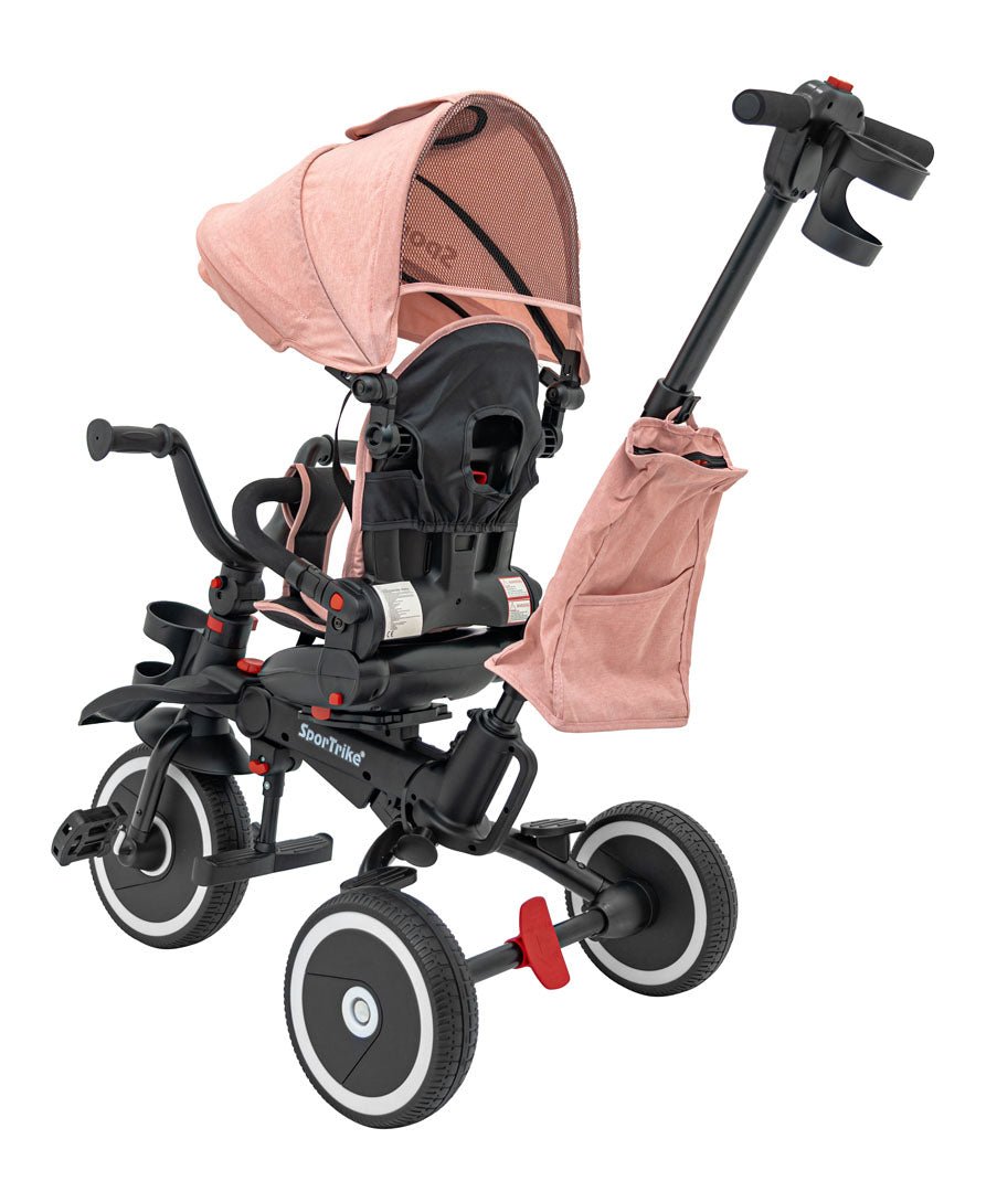 Rowerek Trzykołowy RIDER Różowy SPORTRIKE - www.zabawki - sensoryczne.pl