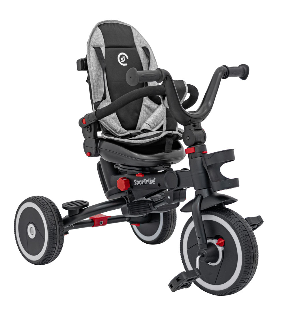 Rowerek Trzykołowy RIDER Szary SPORTRIKE - www.zabawki - sensoryczne.pl
