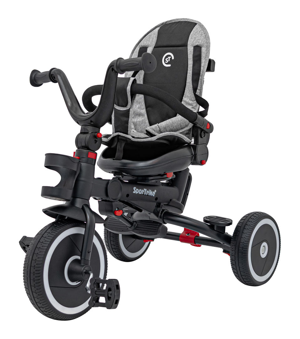 Rowerek Trzykołowy RIDER Szary SPORTRIKE - www.zabawki - sensoryczne.pl