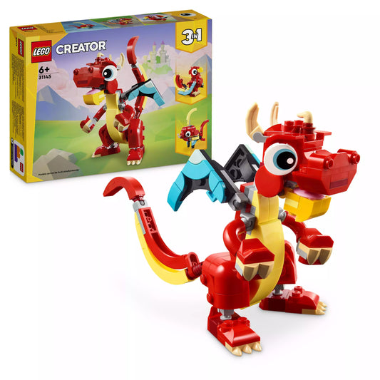 LEGO Creator 3 w 1 Czerwony smok 31145