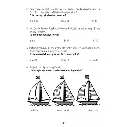 Kangurek Niko i zadania matematyczne dla klasy 3