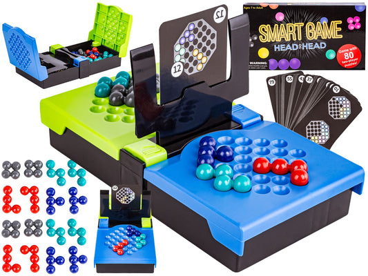 Łamigłówka Gra logiczna Karty Smart game 80 zadań dla dzieci IQ 3D
