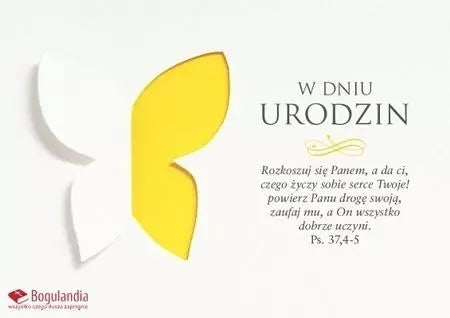 Karnet. W dniu urodzin. Rozkoszuj się Panem