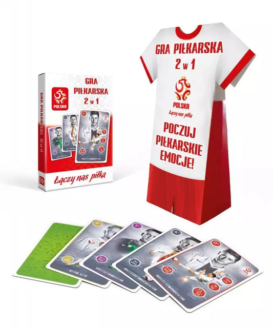Karty PZPN. Gra piłkarska 2 w 1. Poczuj piłkarskie emocje!