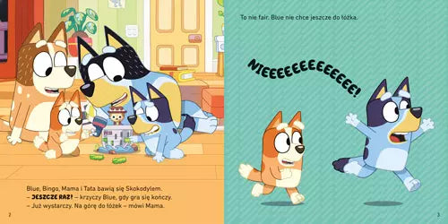 Bluey. Dobranoc, owocowy nietoperzu. Moja czytanka