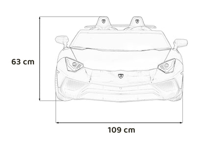 Pojazd Lamborghini Aventador SV Biały