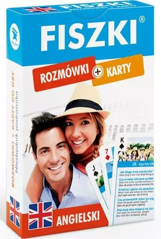 Angielski. Fiszki rozmówki + karty do gry