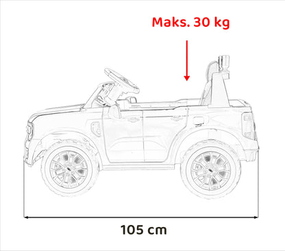 Pojazd Ford Ranger LIFT Czerwony