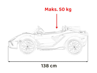 Pojazd Lamborghini SIAN Niebieski