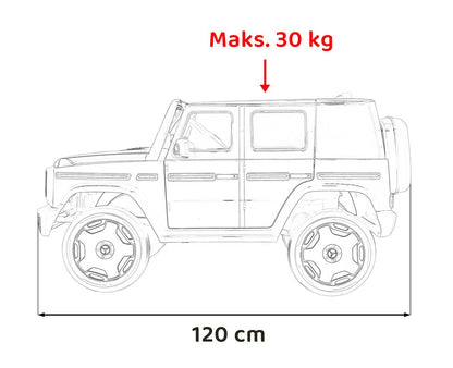 Pojazd Mercedes Benz EQG Biały