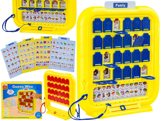 "Guess Who" Gra Pamięciowa "Zgadnij Kto?" Tablica Edukacyjna