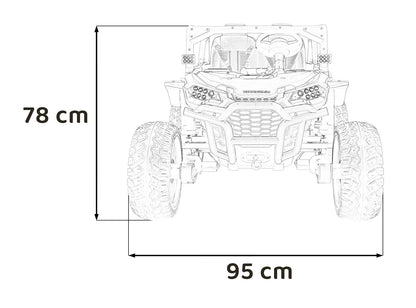 Pojazd Terenowy HONDA Talon 4x4 Różowy