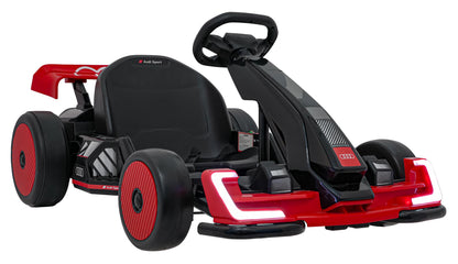 Pojazd Gokart Audi z Funkcją Driftu Czerwony