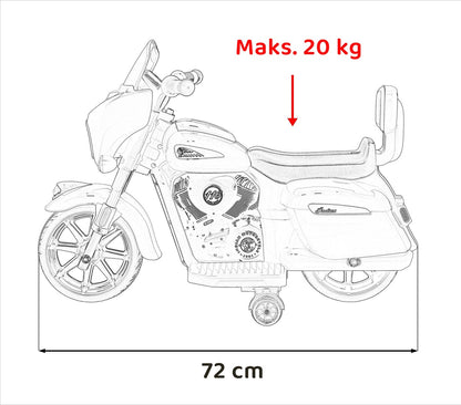 Pojazd Chopper INDIAN Niebieski