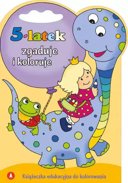 5-latek zgaduje i koloruje