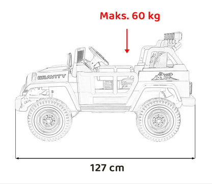 Pojazd Off Road MONSTER Szary
