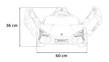 Pojazd Lamborghini Revuelto Pomarańczowy