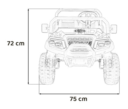 Pojazd Buggy 4-osobowy Champion Biały