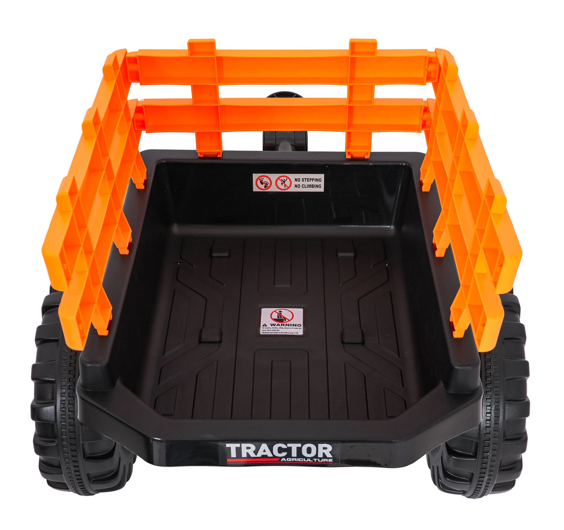 Pojazd MEGA Traktor D68 Z Przyczepką Zielony