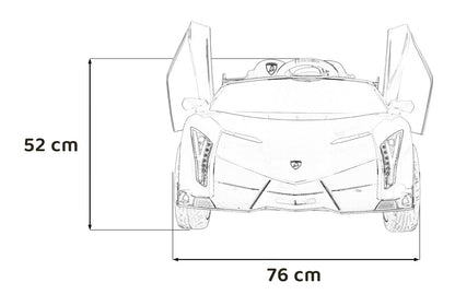 Pojazd Lamborghini Veneno Czerwony