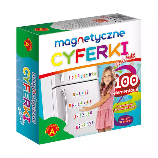 Magnetyczne cyferki na lodówkę