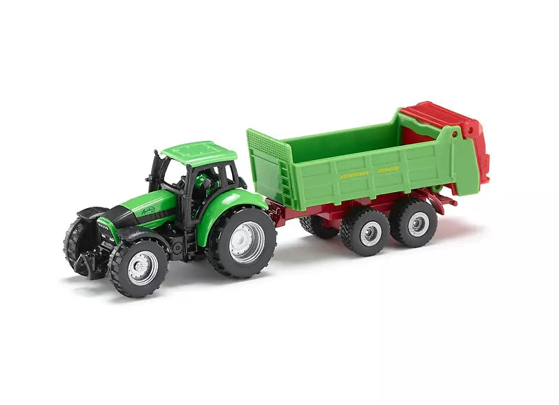 Traktor z przyczepą