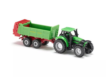 Traktor z przyczepą