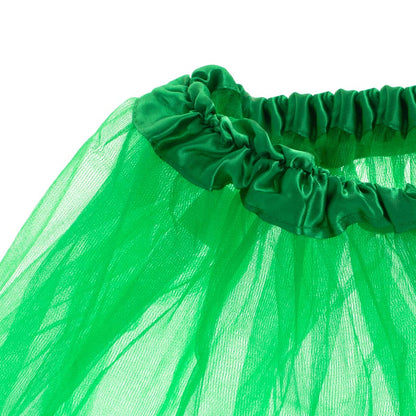 Spódniczka tiulowa tutu kostium strój karnawałowy przebranie zielona