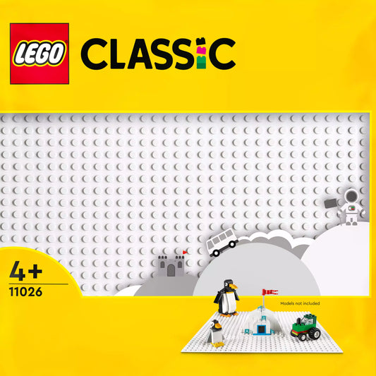LEGO Classic Biała płytka konstrukcyjna 11026