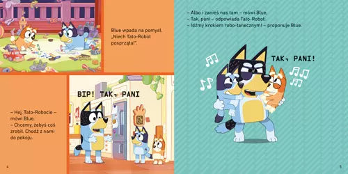 Bluey. Tato-robot. Moja czytanka