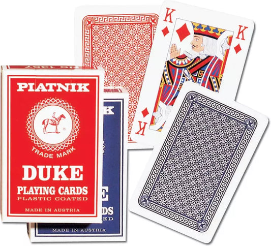 Karty pojedyncze, poker brydż. Duke