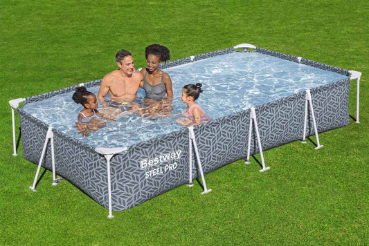 Basen Stelażowy Steel Pro 366x201x66cm BESTWAY - www.zabawki - sensoryczne.pl