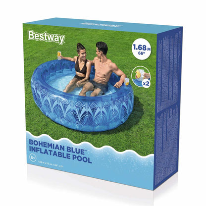 Basen Wzory Boho 168/53 cm BESTWAY - www.zabawki - sensoryczne.pl