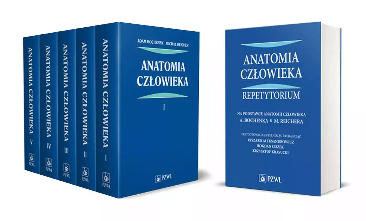 Anatomia człowieka 1-5 plus repetytorium (oprawa miękka)