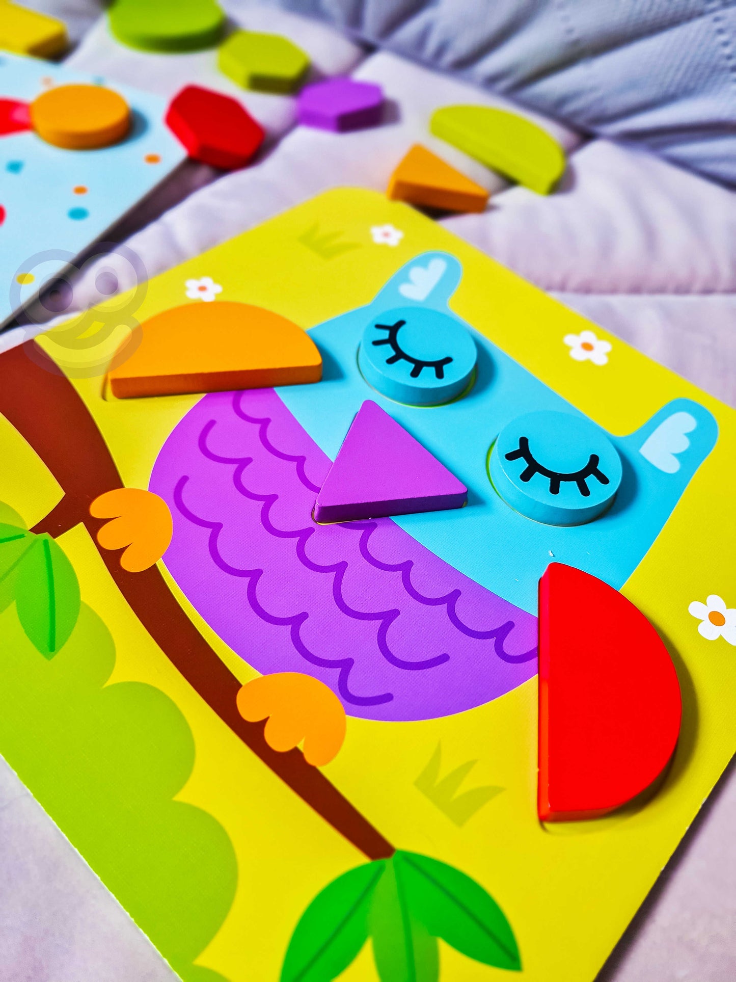 TOOKY TOY Puzzle 4 w 1 Układanka Klocki Mntessori
