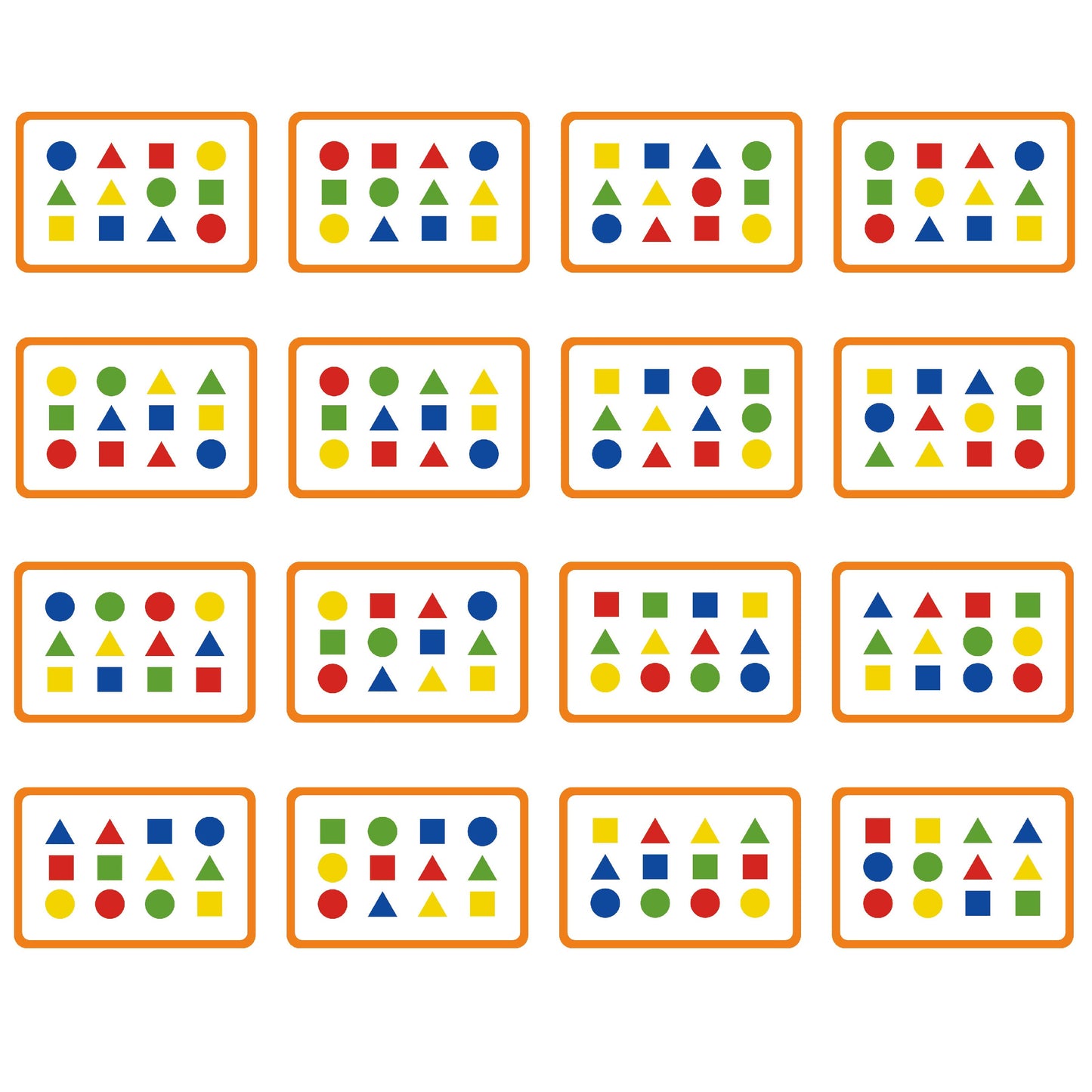 VIGA Gra Logiczna Odwzoruj Kolory i Figury Montessori