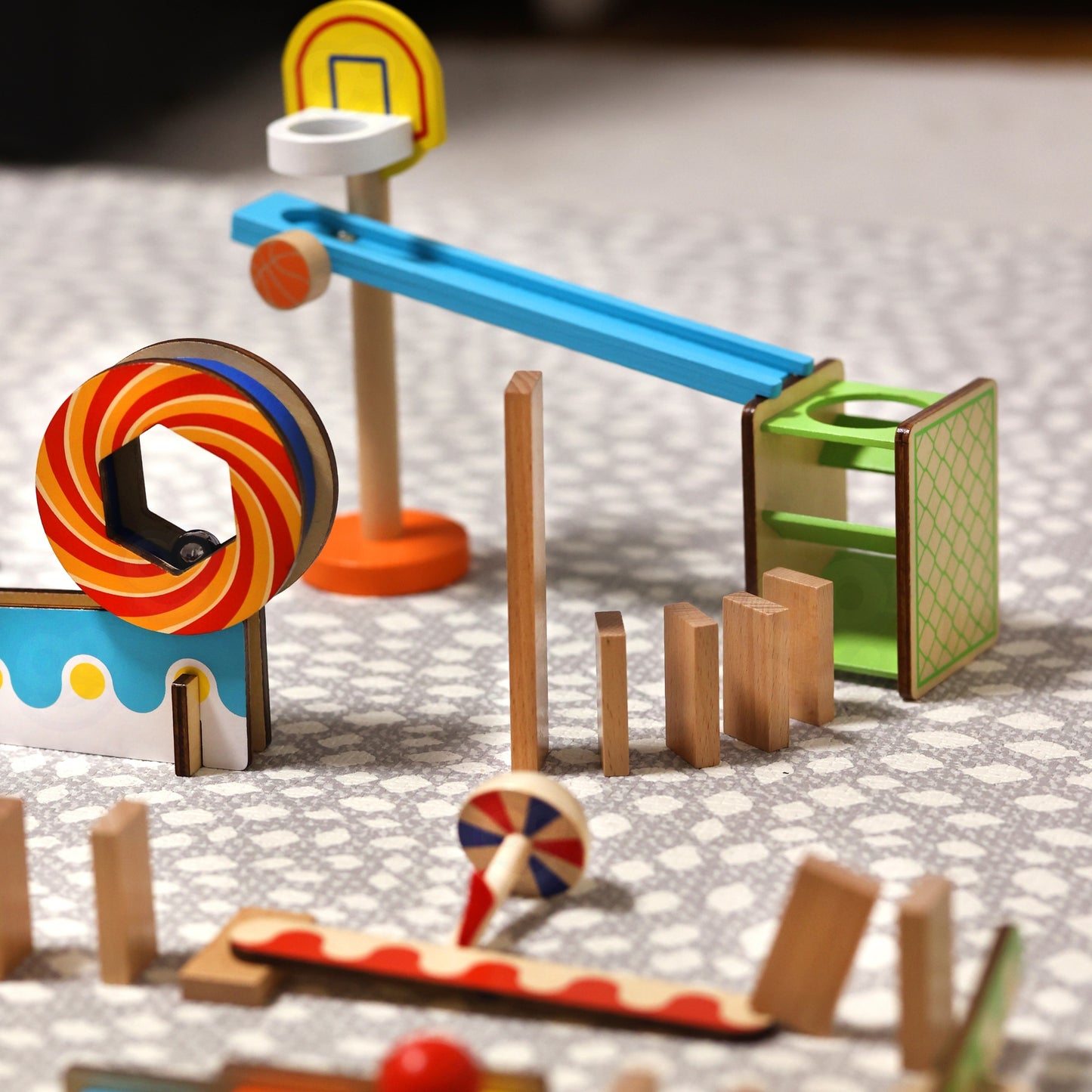 TOOKY TOY Tor Kulkowy Kulodrom Domino